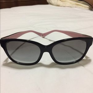 Coach Pink and Black Sunglasses